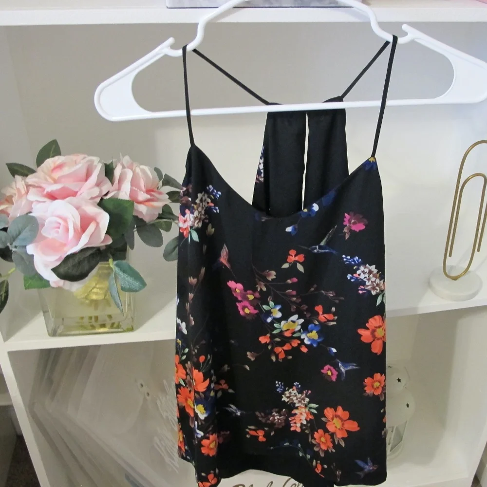 Express Women's Portofino Sleeveless date night summer Tank Shirt Size Small EUC - Picture 4 of 6